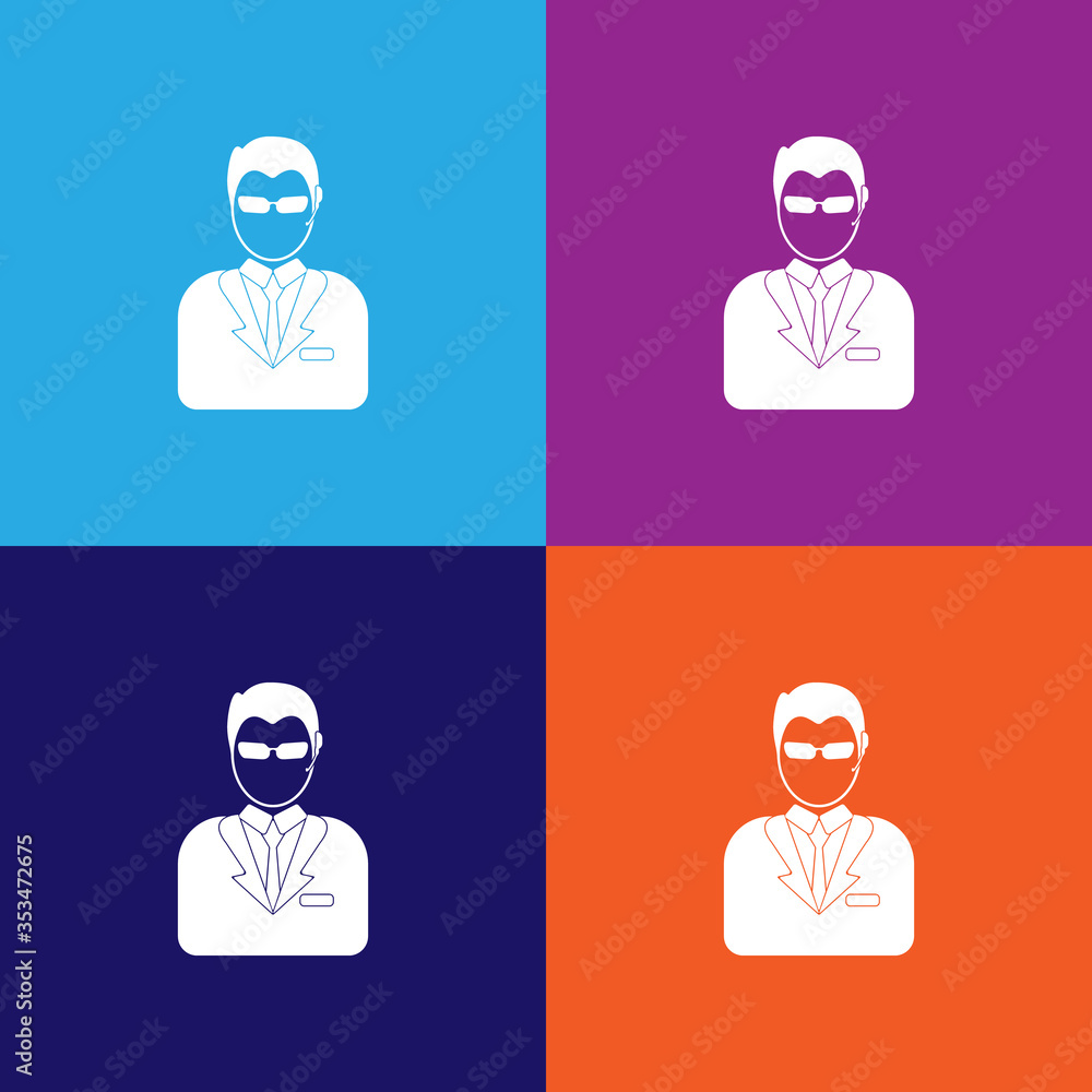 avatar of the bodyguard icon.Element of popular avatars icon. Premium quality graphic design. Signs, symbols collection icon for websites, web design avatar of the bodyguard icon.Element of popular avatars icon. Premium quality graphic design. Signs, symbols collection icon for websites, web design