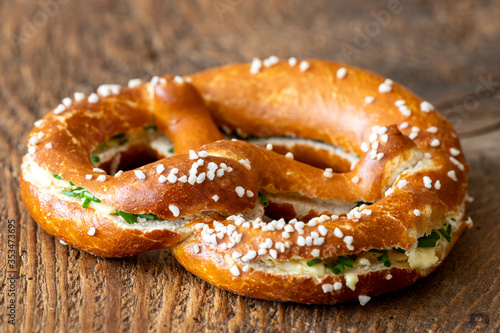 Obraz na płótnie bavarian pretzel