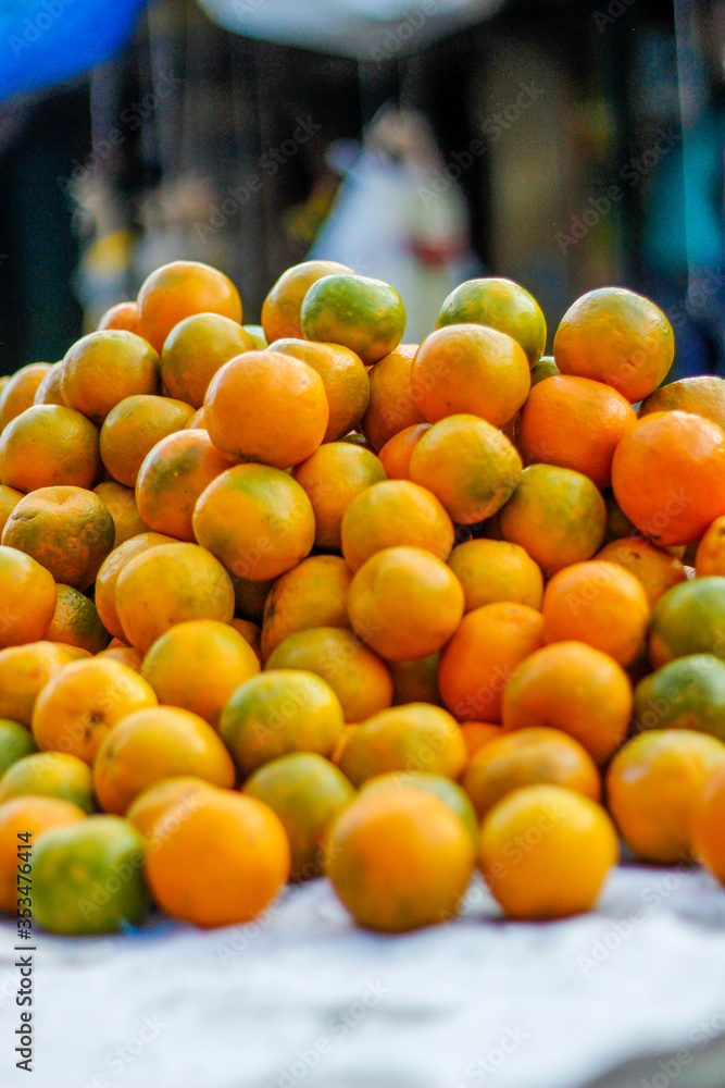 oranges at the market