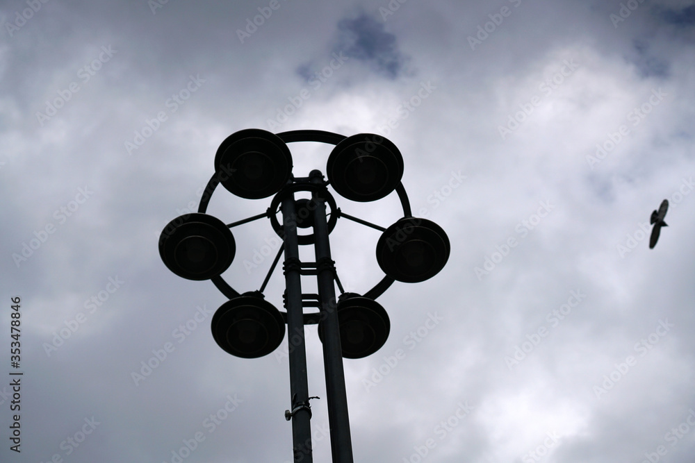 Old lamps along the way, which are still in operation today