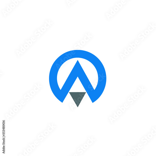 Free Download Letter A logo - GFXLoad