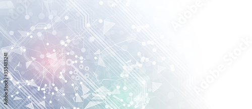 Abstract tech background. Futuristic technology interface