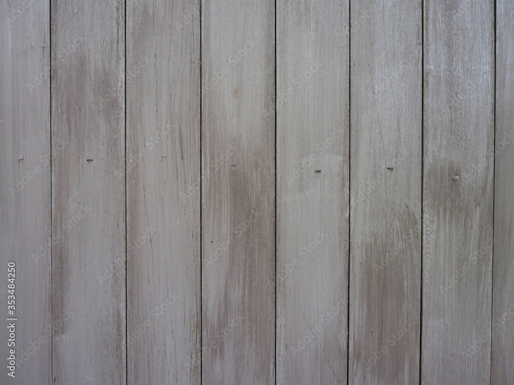 Naklejka premium retro style vertical striped grey brown wooden wall background
