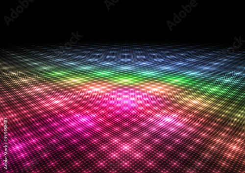 Abstract Colorful Dance Floor Background Texture