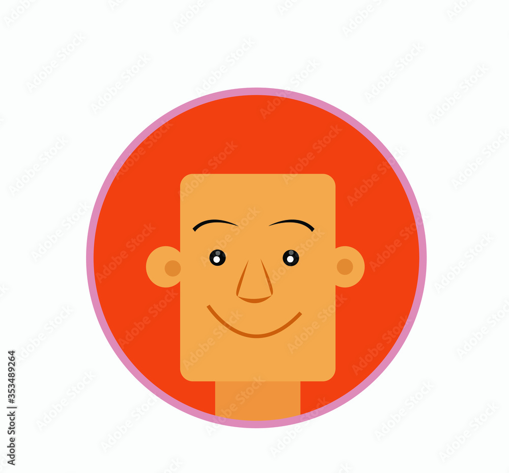 Fototapeta premium male hair styles vector illustration. eps10.