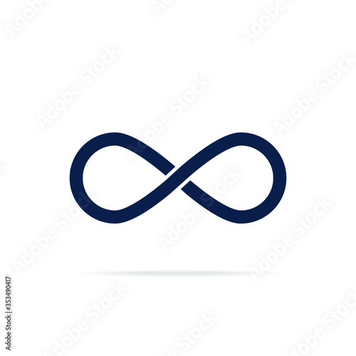 Infinity symbol logo. Vector EPS illustration