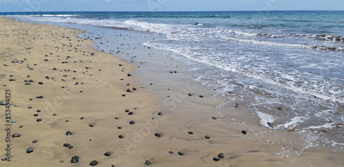 beach in the morning