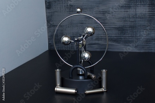 pendulum and old batteries in 3D space