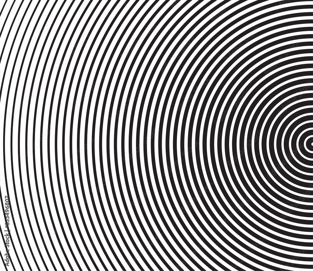 Vector stock abstract gradient background with black circle lines halftone template. Retro Gradient Halftone lines pattern background for business design. texture in pop art style. Vector stock abstract gradient background with black circle lines halftone template. Retro Gradient Halftone lines pattern background for business design. texture in pop art style.