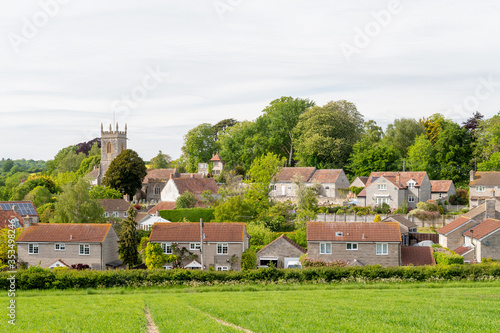 Landscape photo of the village of Pitney in Somerset photo