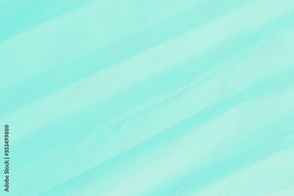 Aqua aquamarine gradient background, abstract striped background