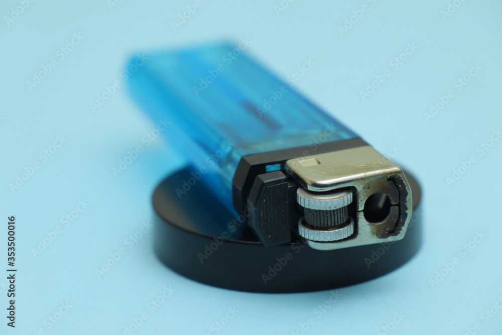 blue lighter on white background blue lighter on white background