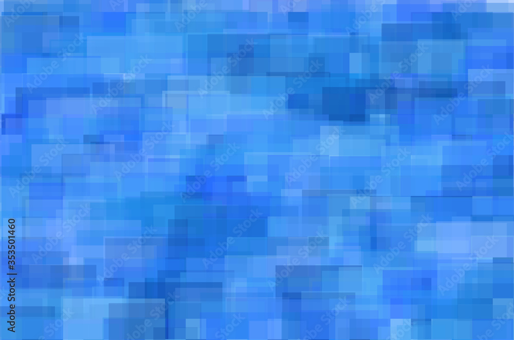 Abstract background from lots of transparent squares filled with colors of blue shades Abstract background from lots of transparent squares filled with colors of blue shades