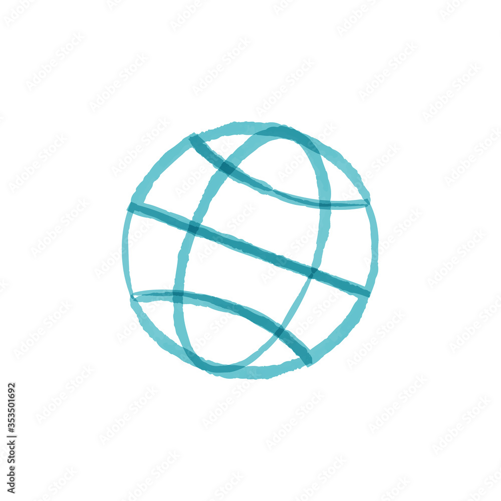 Globe hand drawn earth on white background. World in doodles style. Environment doodle design for earth day. Stock vector illustration isolated on white background. Globe hand drawn earth on white background. World in doodles style. Environment doodle design for earth day. Stock vector illustration isolated on white background.