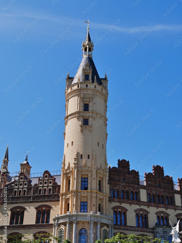 Turm am Schweriner Schloss