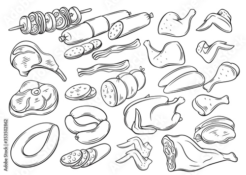 Meat and chicken products