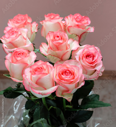 pink rose bouquet