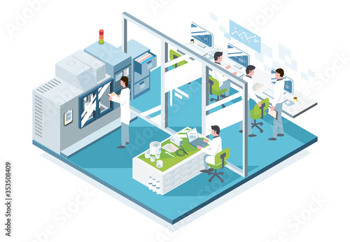 research and development engineer room