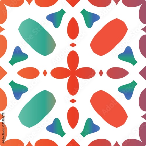 Antique ornate tiles talavera mexico.