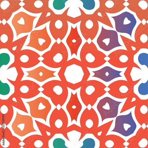 Antique ornate tiles talavera mexico.