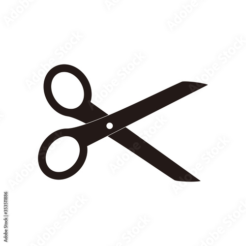 Scissors icon vector illustration sign