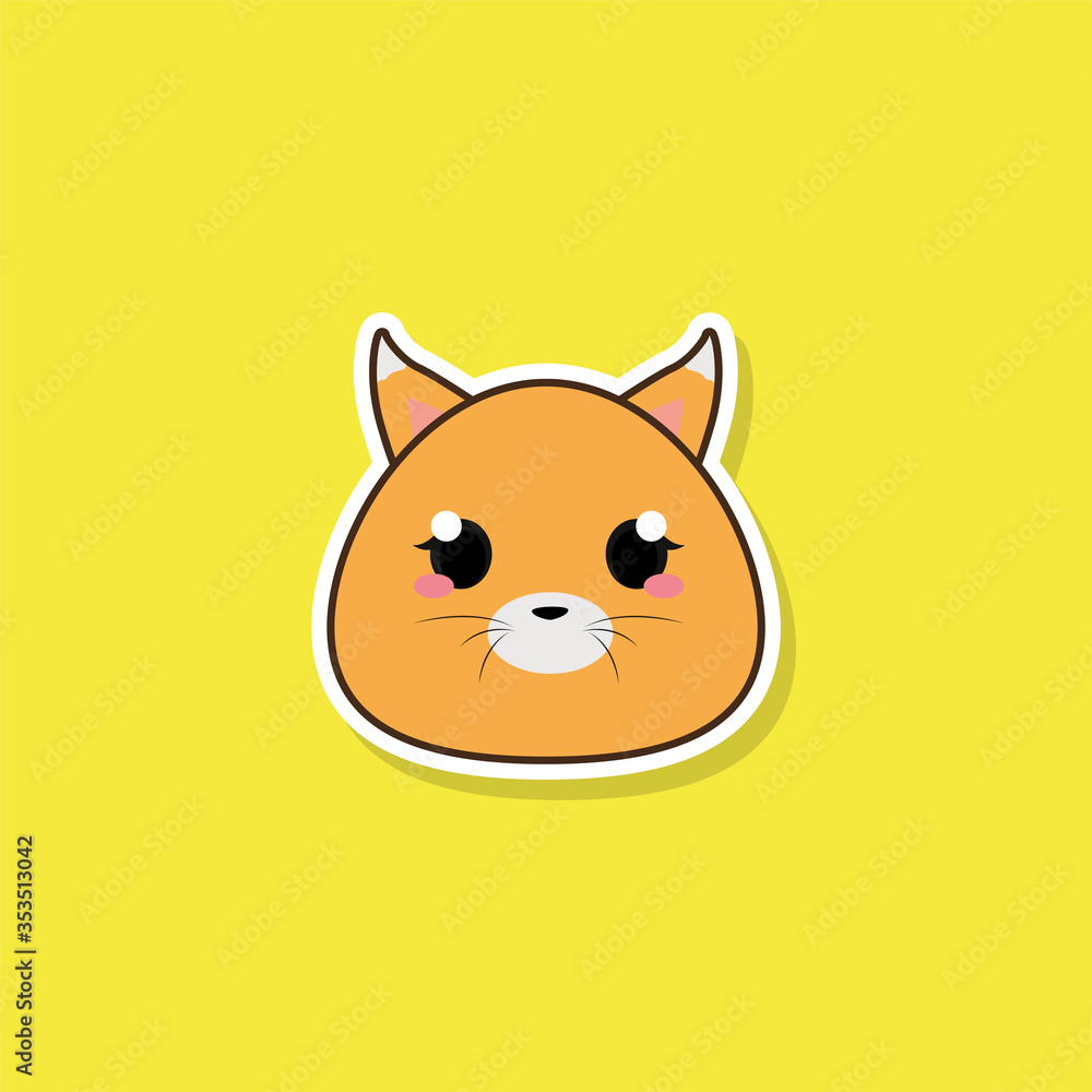 Isolated cute kitten Isolated cute kitten