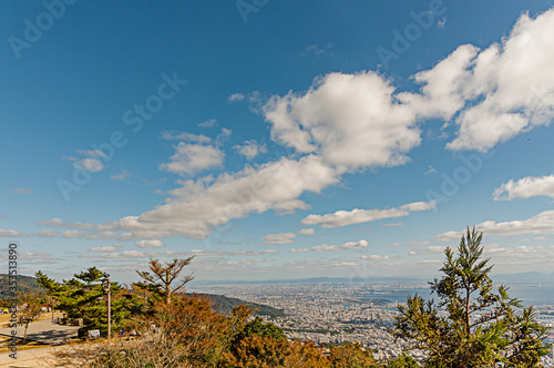 神戸港・摩耶山から掬星台の風景