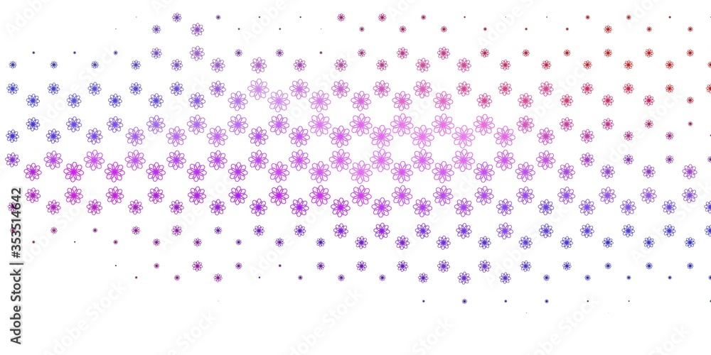 Light Blue, Red vector background with bent lines. Light Blue, Red vector background with bent lines.
