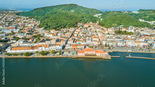Laguna - SC. Aerial view of the historic center of Laguna - Santa Catarina - Brazil © Jair