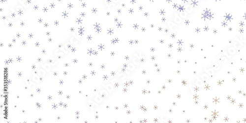 Light Blue, Yellow vector texture with wry lines.