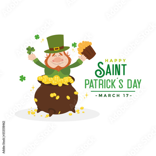 Saint patricks day card