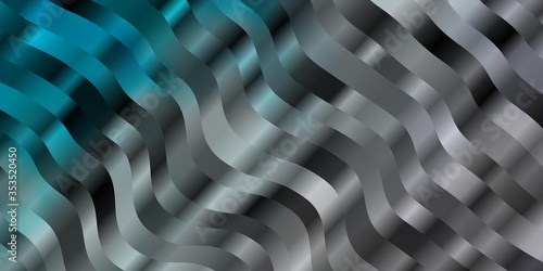 Light Pink, Blue vector pattern with lines. Colorful abstract illustration with gradient curves. Template for your UI design.