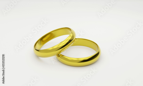 指輪3DCGイラスト画像