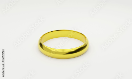 指輪3DCGイラスト画像