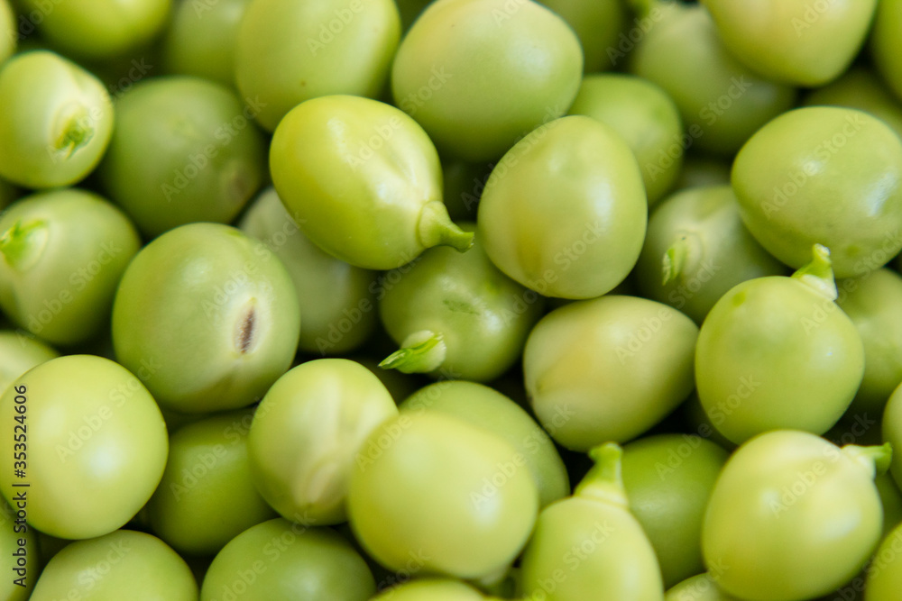 Macro photography to a fresh green peas. Macro photography to a fresh green peas.