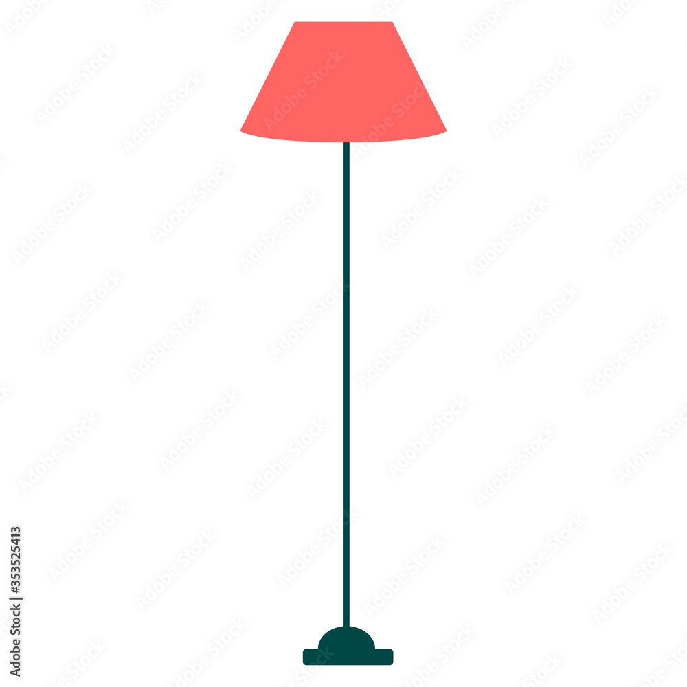 Isolated lamp icon Isolated lamp icon