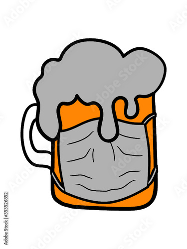 Bier Alkohol Oktoberfest Krug 