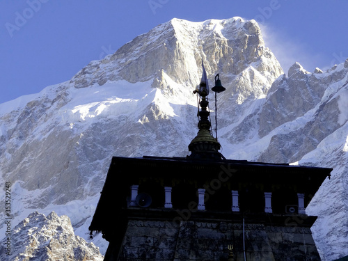 Kedarnath Temple is a Hindu temple dedicated to Lord Shiva. photo