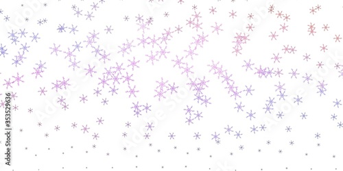 Light Blue, Red vector background with curves.