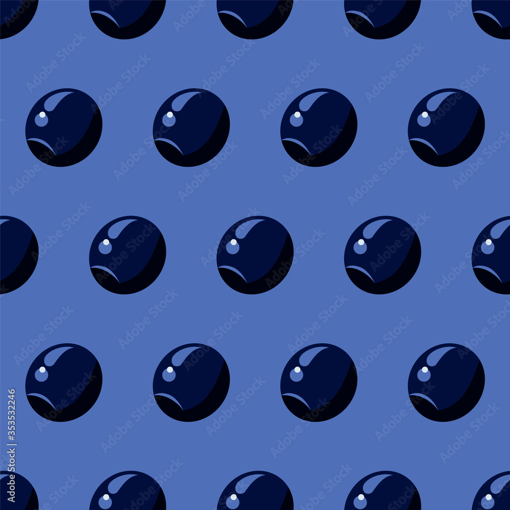 Blueberry seamless pattern vector Blueberry seamless pattern vector