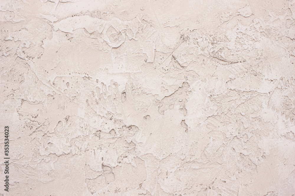 Fototapeta premium rough plaster surface, empty light vintage background