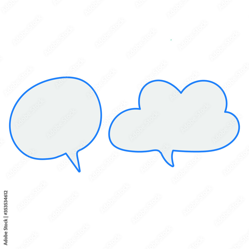 blue speech bubble blue speech bubble