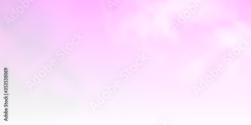 Light Pink vector background with clouds. Abstract illustration with colorful gradient clouds. Pattern for your commercials.