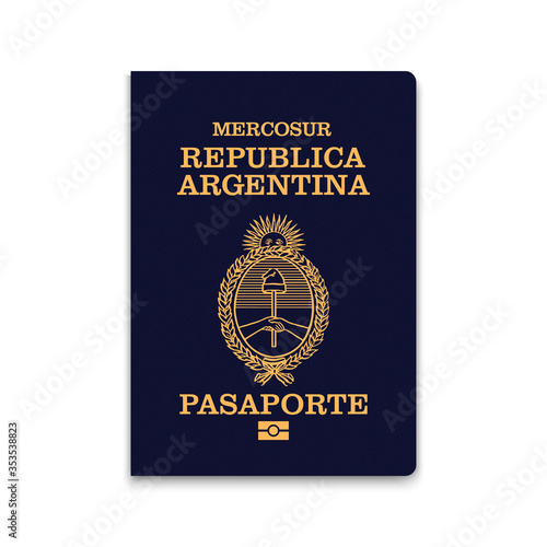Passport of Argentina. Vector illustration