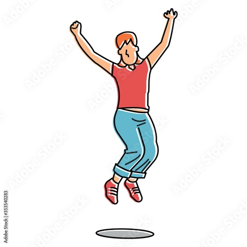 Man jumping