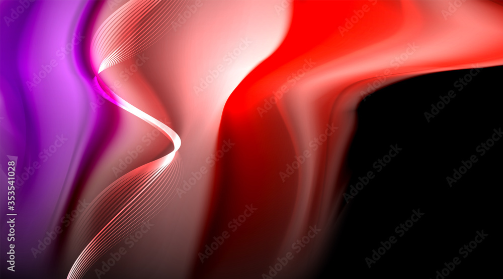 Liquid colors fluid gradients on black background Liquid colors fluid gradients on black background