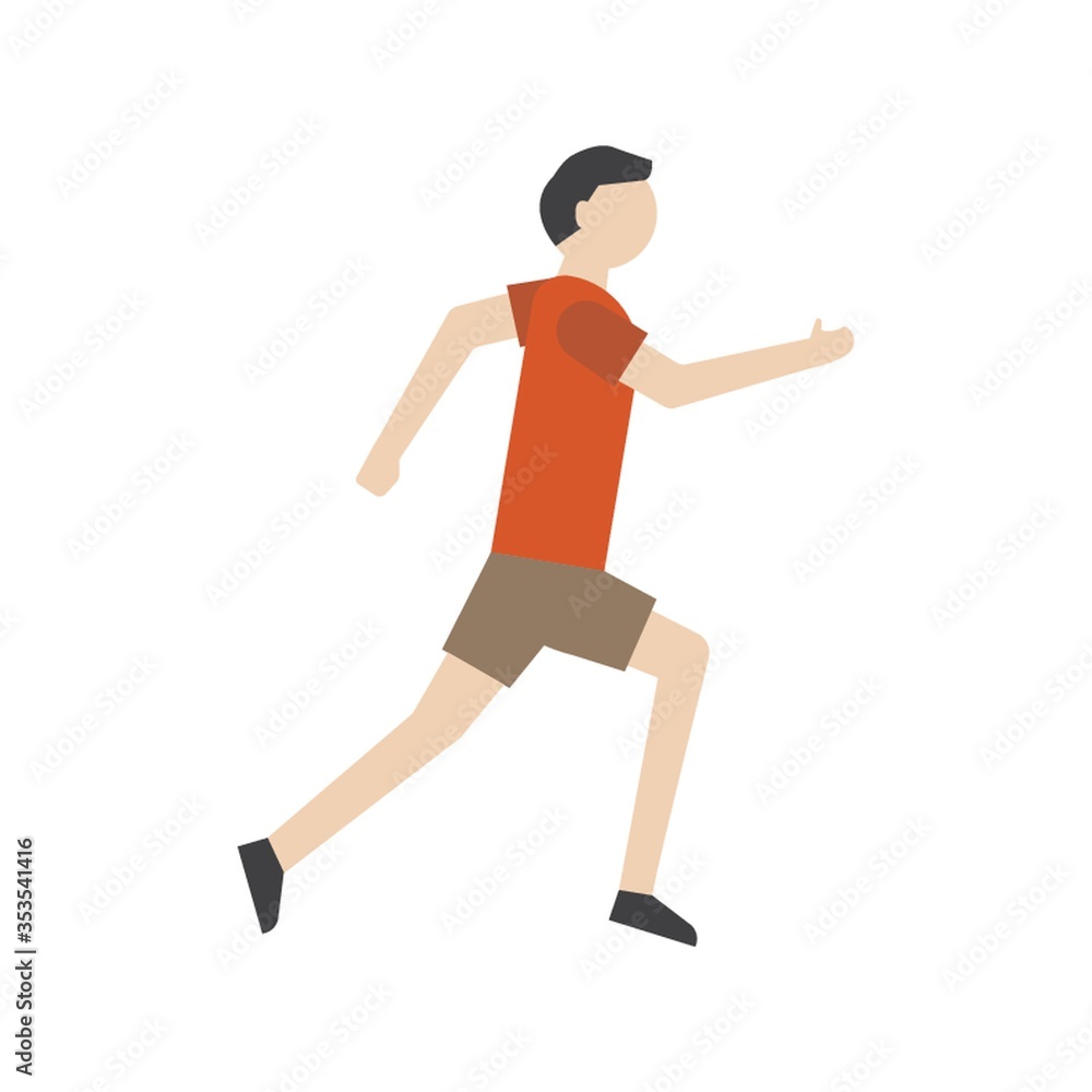 Man running Man running