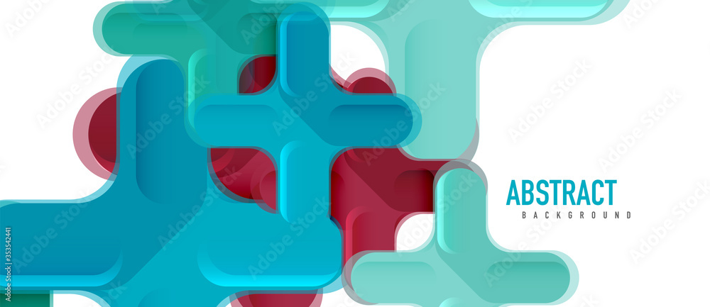 Glossy multicolored plastic style cross composition, x shape design, techno geometric modern abstract background. Trendy abstract layout template Glossy multicolored plastic style cross composition, x shape design, techno geometric modern abstract background. Trendy abstract layout template