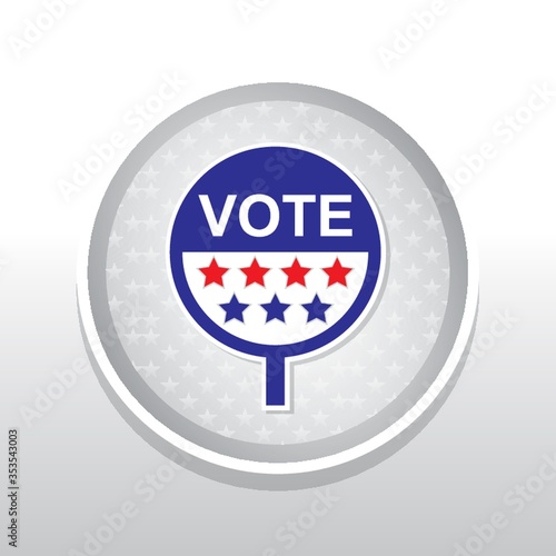 Vote placard