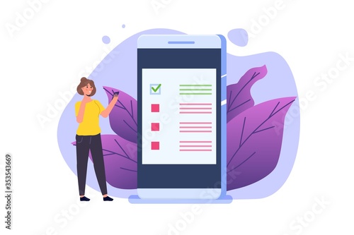 Inefficient time management concept. People unable to organize their tasks. Deadline scenes. Vector isolated illustration.